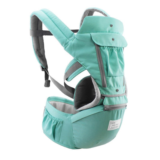 Ergonomic Baby Carrier with Hipseat – 4-in-1 Infant & Toddler Travel Wrap (0-18 Months)