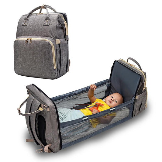 Baby - Mom & Dad Convertible Backpack with Travel Bed